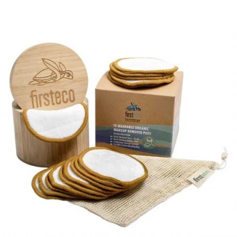 Firsteco Abschminkpads Bambus Cylinder Set 3 Firsteco Abschminkpads Bambus Cylinder Set