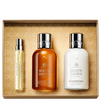 MOLTON BROWN Re-charge Black Pepper Travel Gift Set 3 MOLTON BROWN Re-charge Black Pepper Travel Gift Set