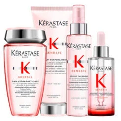 Kérastase Genesis BUNDLE FEINES HAAR (Shampoo 250 Ml + Spülung 200 Ml + Leave-In 150 Ml + Serum 90 Ml)