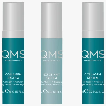 QMS Collagen + Exfoliant Set Medium 3 X 7 Ml 3 QMS Collagen + Exfoliant Set Medium 3 X 7 Ml